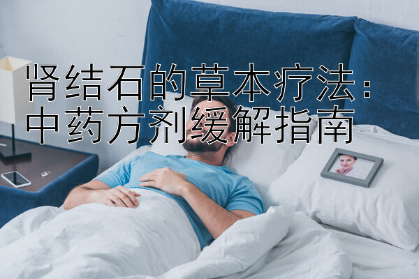 肾结石的草本疗法：中药方剂缓解指南