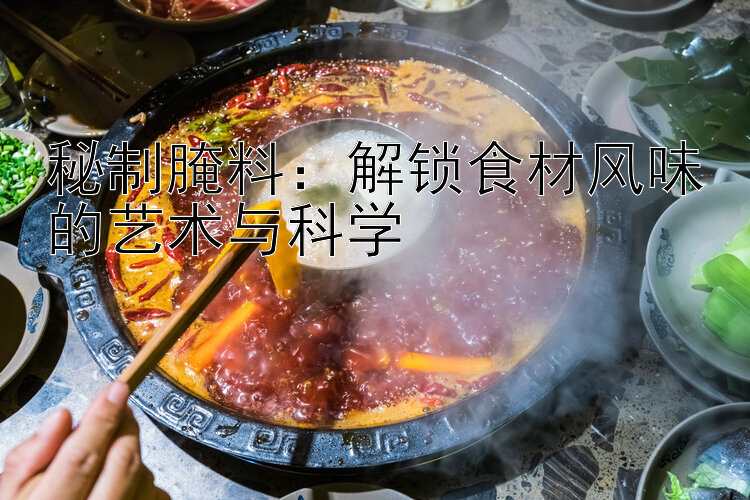 秘制腌料：解锁食材风味的艺术与科学