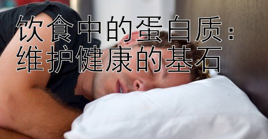 饮食中的蛋白质：维护健康的基石